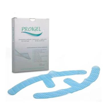 Imagem de Fita Gel Silicone Cicatrizante Redução Queloide 30cm X 2cm 2 Unidades 