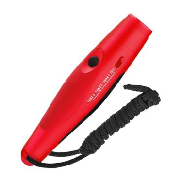Imagem de Apito Eletrônico Para Treinadores | 3 Níveis de Tom e Volume - Apito de Árbitro Portátil de Mão com Cordão para Desportos Treino de Treinadores Treino de Cães Sobrevivência ao Ar Livre Caminhada e Cam