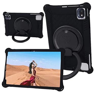 Imagem de AKNICI Capa para tablet de 10,36 polegadas para TECLAST P25T, VASTKING KingPad M10, TCL 10 TABMAX WiFi, Oppo Pad Air, DOOGEE T20, Headwolf Wpad1, tablet PC UMIDIGI A11, suporte giratório de 360°, alça