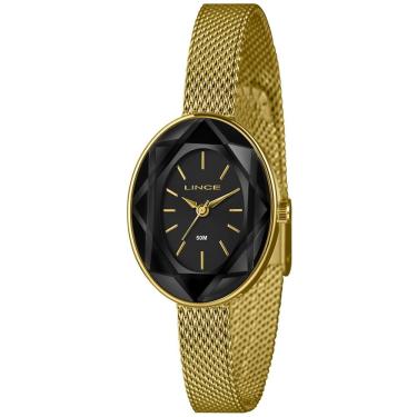 Imagem de Relógio LINCE feminino analógico dourado LRG4830L27 P1KX