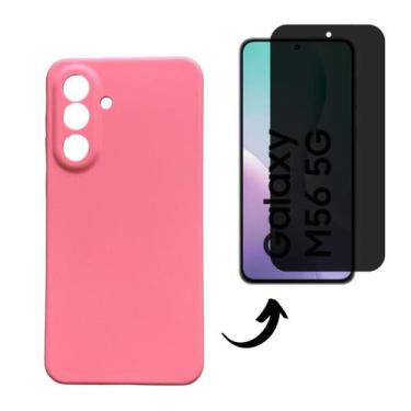 Imagem de Capa + Pel 3D Privativo Compatível Com Samsung Galaxy M56 5G - Db