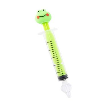 Imagem de Seringa Lavador Nasal 10ml Sapinho Bico Silicone Pimpolho - Verde