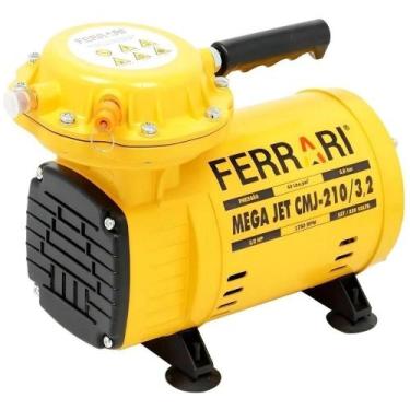 Imagem de Compressor de Ar Direto Mega Jet CMJ-210 2HP Ferrari 50L Bivolt Portát