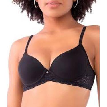 Imagem de Sutiã Meia Taça com Renda DelRio V42604 - Del Rio, Preto, 44