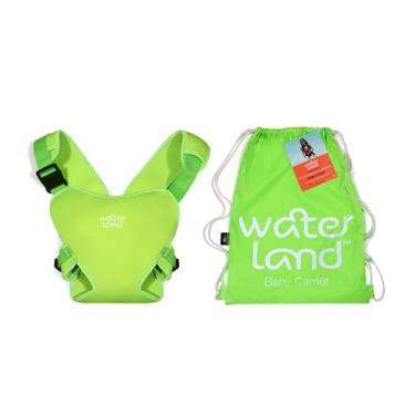 Imagem de Canguru Impermeável para Bebê Passeio e Piscina em Neoprene Verde Waterland Baby