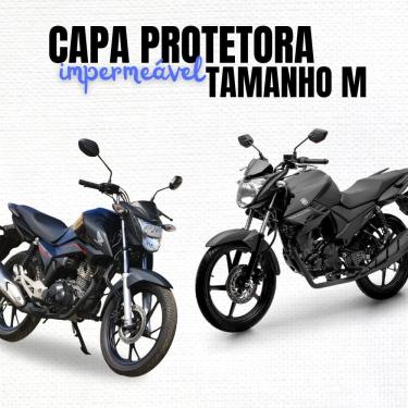 Imagem de Capa Para Moto Forrada Impermeável Térmica Sol Chuva