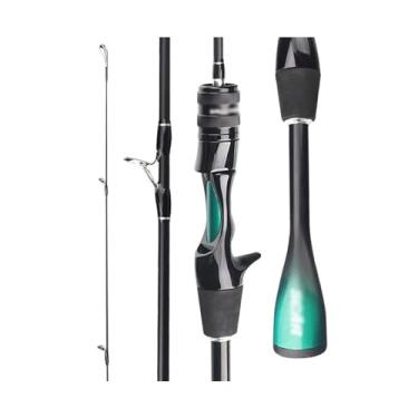 Imagem de Vara de pesca ultraleve vara de pesca de fibra de carbono vara de isca sólida UL super macia rápida truta vara de pesca telescópica (1,53 m)
