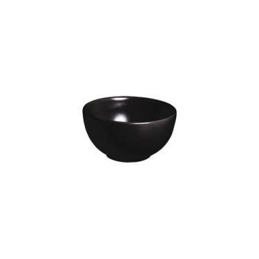 Imagem de Conjunto 6 bowls Slim Preto Acetinado 350 ml - Alleanza Cerâmica