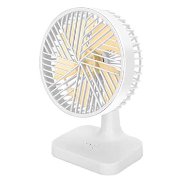 Imagem de ZZTWER Ventilador pequeno recarregável por USB, mini ventilador de circulação de ar, ventilador pessoal de mesa para casa, escritório, quarto
