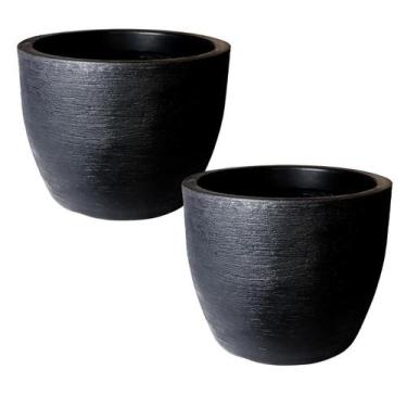 Imagem de Vaso de Planta Jateado Cone 40x50cm 50Litros em Polietileno plantas gr