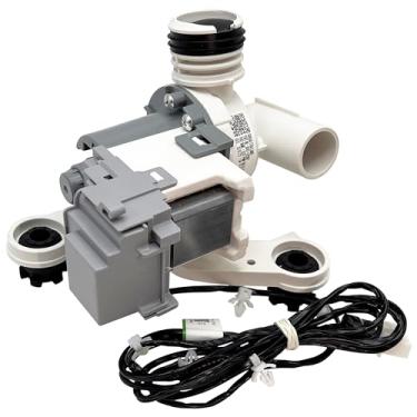 Imagem de Conjunto de bomba de drenagem para Samsung WA44A3205AW/A4 WA41A3000AW/A4 WA45T3400AP WA45N3050AW/A4 WA45H7000AW/AA WA45H7000AP/A2 WA52M7750AV/A4 WA52M77500AV/A4 WA52M775000AW. AW/A4 WAA 50M7450AW/A4