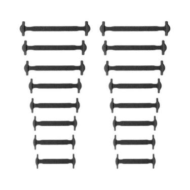 Imagem de Cadarços Elásticos De Silicone Unissex, 16 Peças, Sem Amarração, Faixa