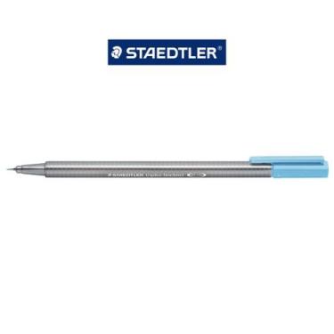 Imagem de Caneta Ponta Fina Fineliner Triplus STAEDTLER 0.3mm, Azul Água-34