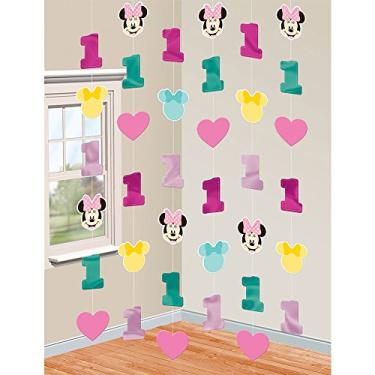 Imagem de Amscan 670594 Disney © Minnie's "Fun to be One" Cordas Decorações, Aniversário 6 unidades