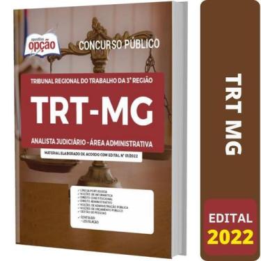 Imagem de Apostila Trt Mg - Analista - Área Administrativa - Apostilas Opção