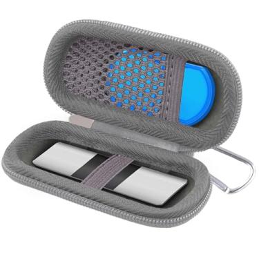 Imagem de Khanka Capa rígida para monitor de ECG AliveCor KardiaMobile, serve para KardiaMobile 6L/6L Max, dispositivo de eletrocardiograma pessoal de 6 condutores, estojo de armazenamento portátil para monitor