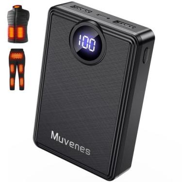 Imagem de Pacote de bateria de colete aquecido 12000mAh 5V 2A Power Bank - Muven