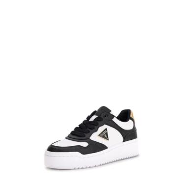 Imagem de GUESS Tênis feminino de ginástica, Preto, castanho, 35