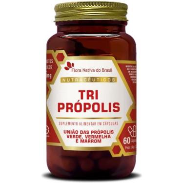 Imagem de Tri Própolis Vermelha, Verde e Marrom 60 Caps Flora Nativa