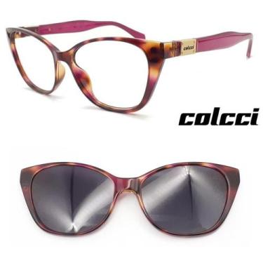 Imagem de Armação Grau Colcci Bandy 1 Feminino 6122 C Clipon Solar Ff5, Ff5