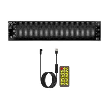 Imagem de KiBcsLic CARE LED Painel Rolling Padrão de texto Animação LED Sinal 5V USB para loja de janelas de carro
