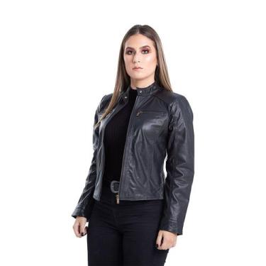 Imagem de Jaqueta de Couro GP Preta - Parra Couros, EG