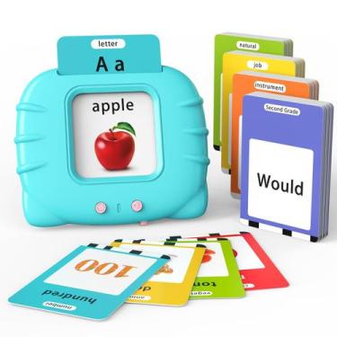 Imagem de Talking Flash Cards Lpare para crianças de 2 a 6 anos com 280 cartões 