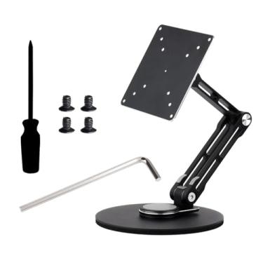 Imagem de Waveshare VESA Monitor portátil ajustável Stand, compatível com monitores up to 19 polegadas, multi-eixo rotação, design ergonómico com base subida, compatível com ecrãs táteis, compatível com bases