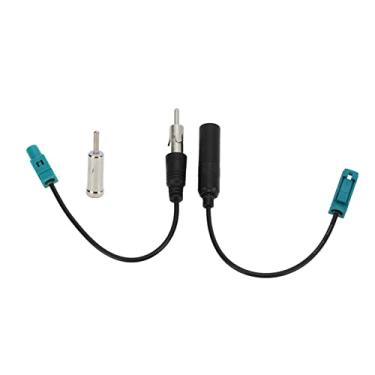 Imagem de Ymiko Adaptador de Antena para Estéreo de Carro, Adaptador de Antena de Rádio de Carro Universal Fakra Z para DIN Plug Connector Cable Antenna Conversor para Estéreo HD CD Media Player Receiver