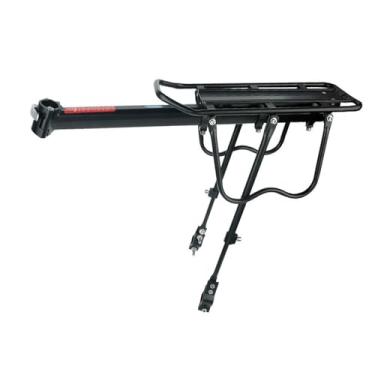 Imagem de IEUDNS Suporte traseiro para bicicleta, bagageiro com refletor, montagem simples, profissional para bicicleta de estrada, montanha, triangular, liga de, Style a