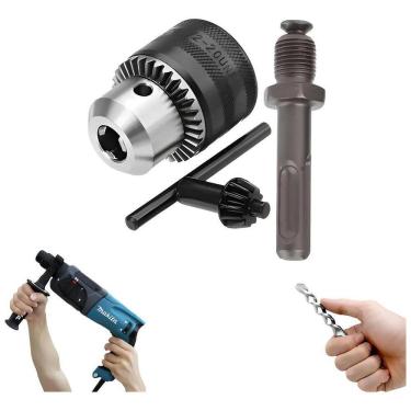 Imagem de 2X Mandril Para Furadeira Adaptador Martelete Engate Rápido