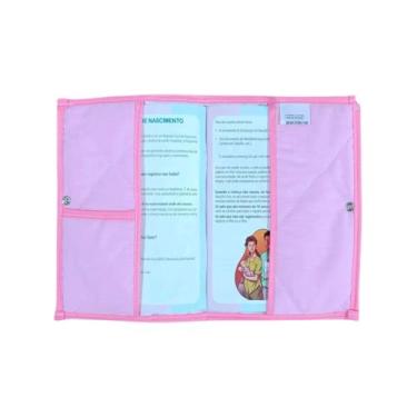 Imagem de Capa Para Caderneta de Vacinação Bebê/Capa Protetora/Vacinas/Porta Documentos Bebê/Menino Menina (Rosa Bebê)
