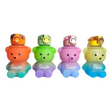 Imagem de Garrafa Infantil Ursinho Smile Cor Sortida 800ml R3584 - BBR Toys - BB