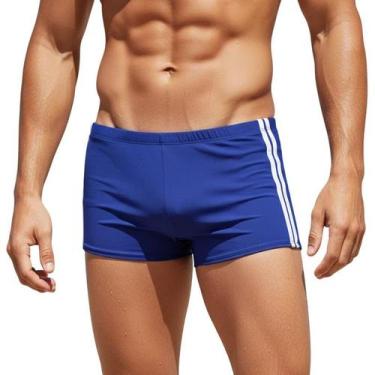 Imagem de Sunga Boxer Box Masculina Adulto Confortável Moda Praia Piscina Nataçã