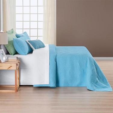 Imagem de Cobre Leito Casal Queen 2,60x2,40 Colcha Ellos 200 Fios Liso - Bella L