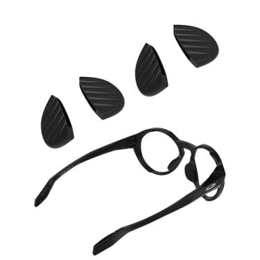 Imagem de SAUCER Almofadas de reposição para óculos de sol Oakley Clifden OO9440, 2 pares pretos de cintura alta, One Size