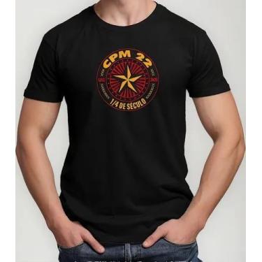 Imagem de Camiseta Camisa Algodão Feminina Masculina Adulto Banda de Rock CPM 22