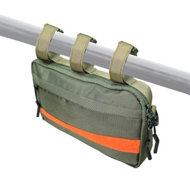 Imagem de Larswon Bolsa de armazenamento universal para gaiola – Organizador resistente à água com alças ajustáveis, acessórios lado a lado serve para UTV, ATV, carrinho de golfe, motocicleta, veículo off-road