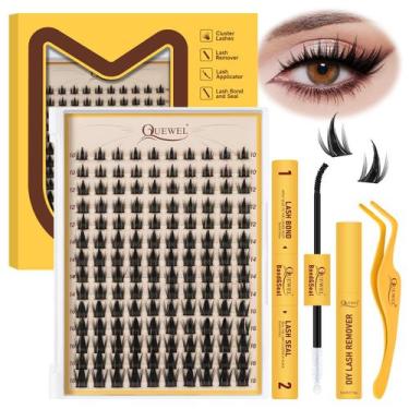 Imagem de Kit Fairy Lash Clusters QUEWEL Manga-Eyelash com Bond & Seal