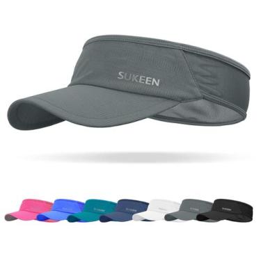 Imagem de Sun Visor Sukeen Sports, leve, embalável, resfriador, cinza