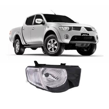 Imagem de Farol L200 Triton 2005/2012 F. Simples Pisca Cristal Direito