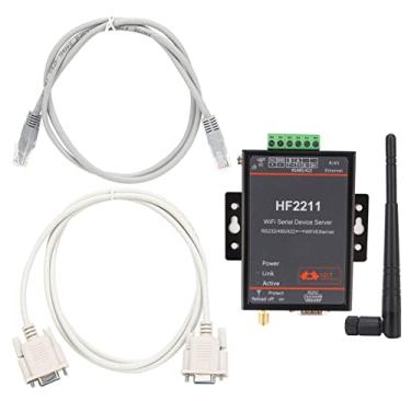 Imagem de Servidor de Porta Serial, Módulo Conversor Ethernet HF2211 Servidor Serial Ethernet RS232/485/422 para WIFI Ethernet DTU Servidor de Rede Serial de Comunicação de Rede 5-36VDC