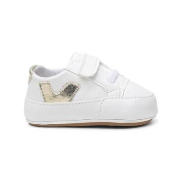 Imagem de Sapato Tênis Conforto Bebe Baby Menino Primeiros Passos Dourado-Masculino