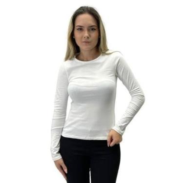 Imagem de Blusa Malwee Básica Manga Longa Feminina-Feminino