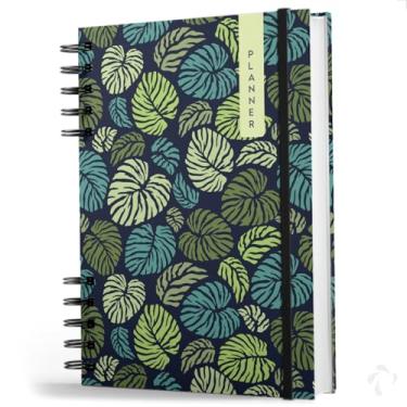 Imagem de NISTI PRINT, Agenda Planner Visão Semanal Mensal Capa Dura Natura Green