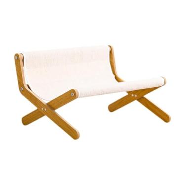 Imagem de Baoblaze Cama para Gatos, Rede de Descanso, Arranhador Grande, Berço para Animais de Estimação, Fibra Sintética