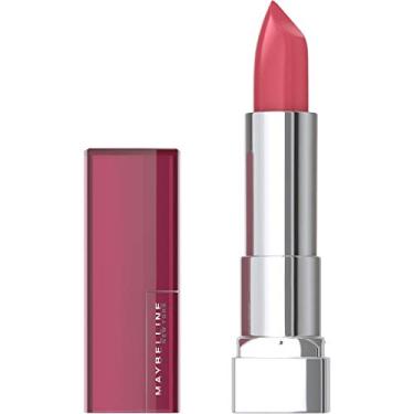 Imagem de Maybelline Batom Color Sensational, maquiagem labial, acabamento creme, batom hidratante, piscadela rosa, rosa coral, 1 unidade