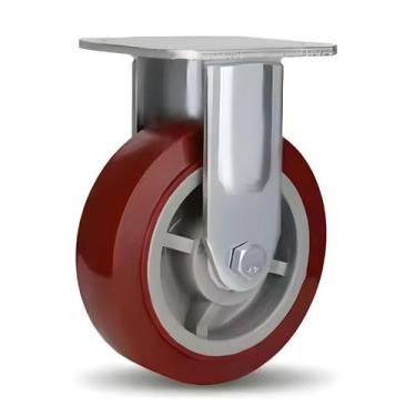 Imagem de Rodizio Fixo Vermelho 6 Polegadas Placa Pu 400 Kg -Colson