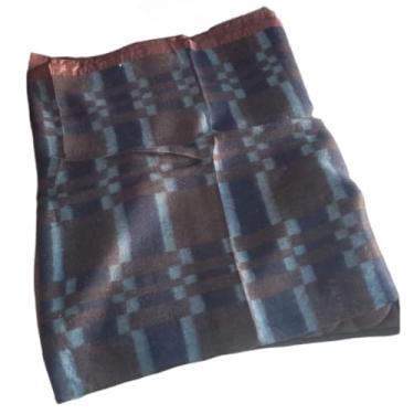 Imagem de Cobertor duplo grande padrão xadrez (jolitex dyuri eco marrom)