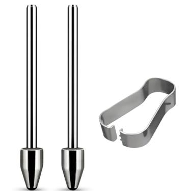 Imagem de Kit 2 Pontas de Metal para Caneta S Pen Compatível com Samsung Galaxy Tab S6 Lite S7 S8 S9 S7 FE S9 FE S10 FE e Smartphones Note 10 Note 20 S21 S22 S23 S24 S25 Ultra com Extrator para Substituição